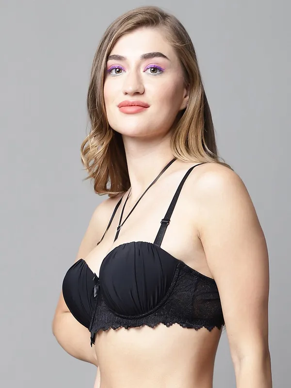 PrettySecret_Black_Lace_Cage-Style_Balconette_Bra