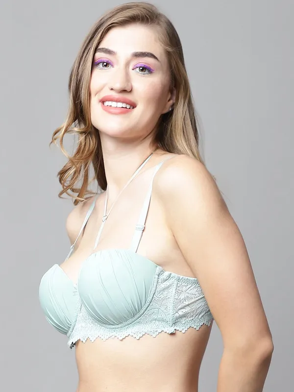 PrettySecret_Green_Lace_Cage-Style_Balconette_Bra