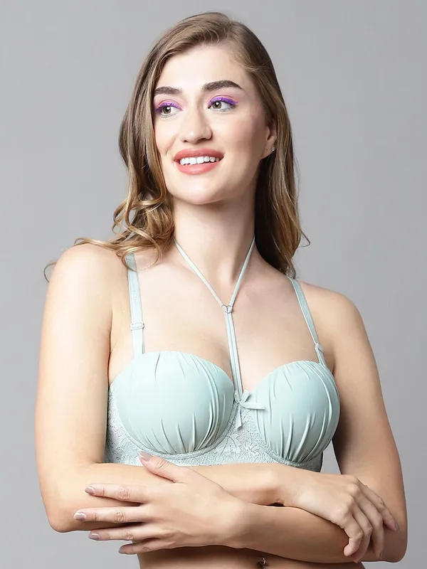 PrettySecret_Green_Lace_Cage-Style_Balconette_Bra