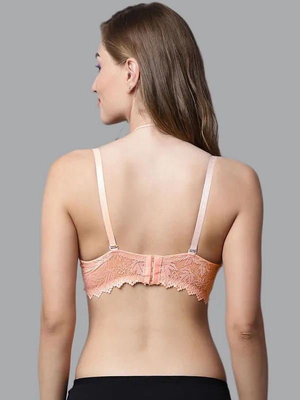 PrettySecret_Peach_Lace_Cage-Style_Balconette_Bra