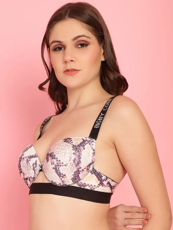 PrettySecret_monogram_shine_straps_pushup_bra_for_women
