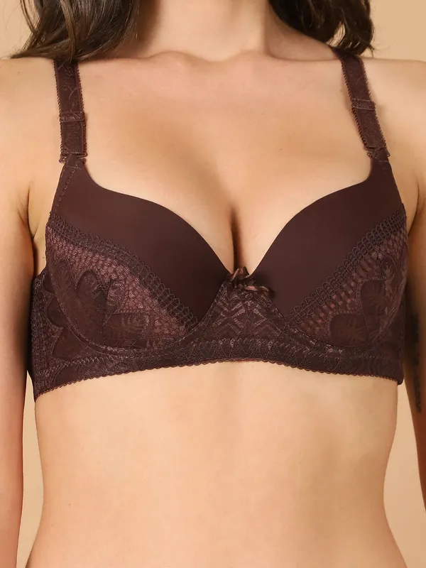 PrettySecret_Sexy_Lightly_Padded_Underwire_T-shirt_bra_with_bows