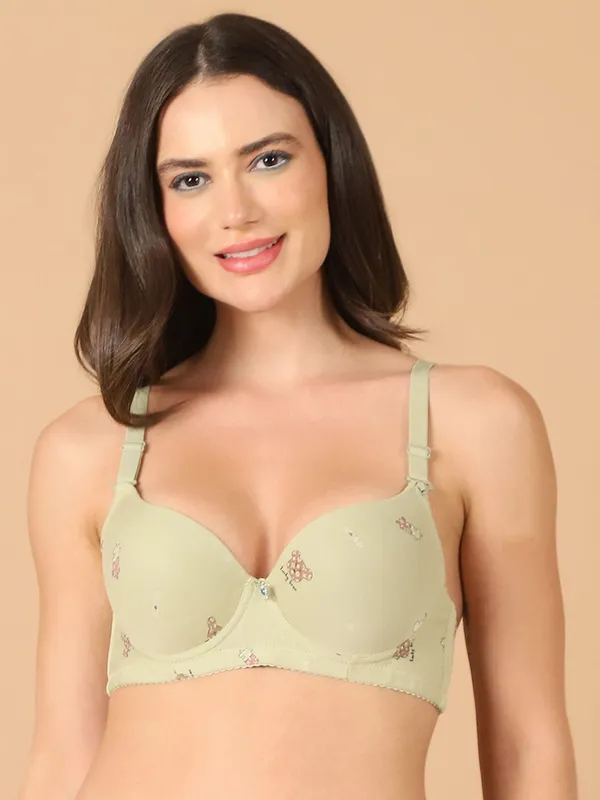 PrettySecret_Lightly_Padded_Underwire_Sexy_T-shirt_Bra_With_Teddy_Print