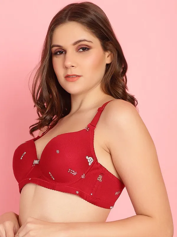 PrettySecret_lightly_padded_t-shirt_bra_with_teddy_print