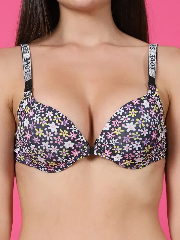 PrettySecret_Shine_Strap_Sexy_Front_Open_Underwire_Pushup_Bra