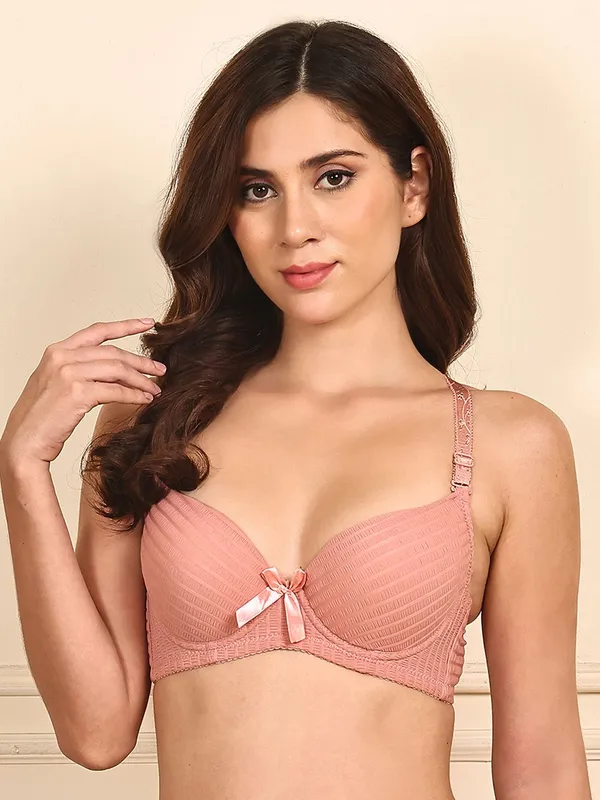 PrettySecret_PrettySecret_Lightly_Padded_Underwire_T-shirt_Bra_With_Bow_Women_T-Shirt_Lightly_Padded_Bra