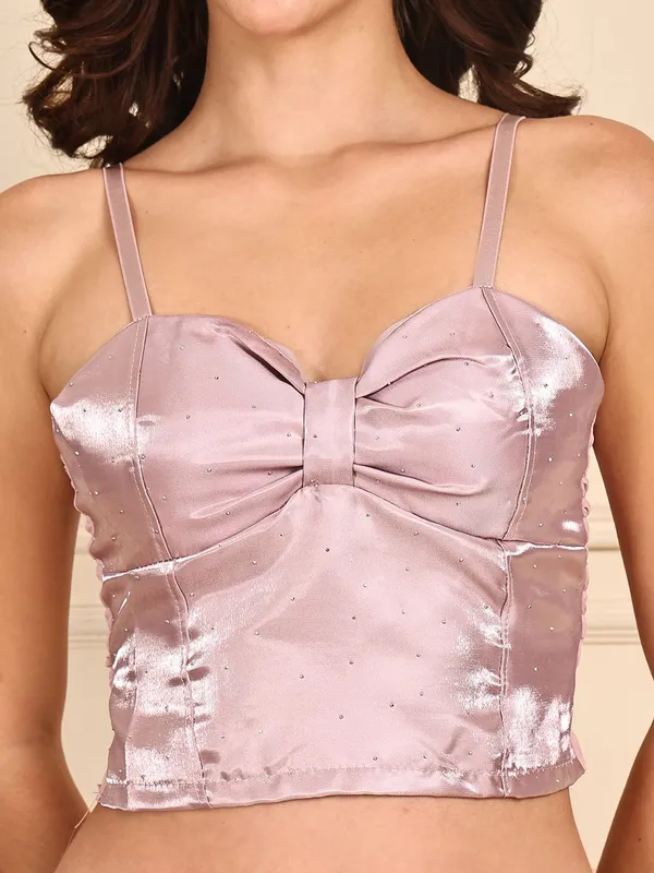 PrettySecret_PrettySecret_Lightly_Padded_Satin_Finish_Long_Bralette_Women_Bralette_Lightly_Padded_Bra