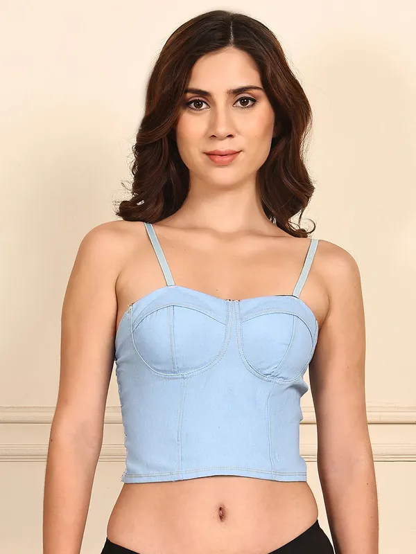 PrettySecret_PrettySecret_Women_Lightly_Padded_Denim_Bralette_Crop_Top_Women_Bralette_Lightly_Padded_Bra