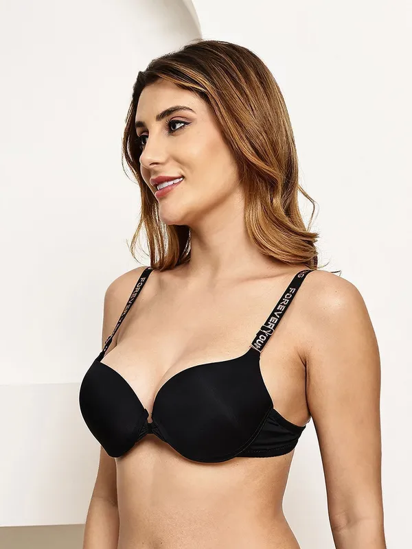 PrettySecret_Black_Fashion_Print_Bra