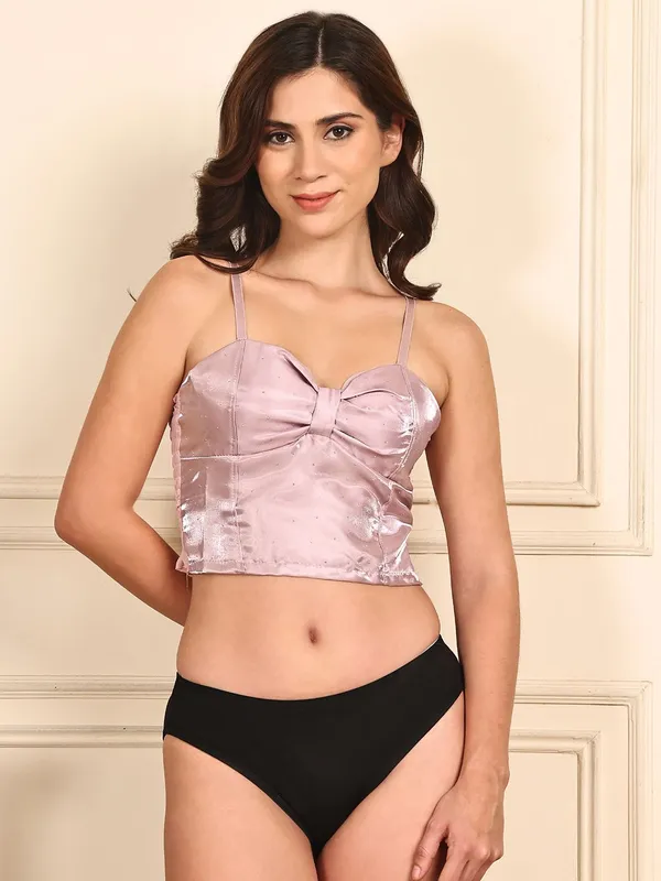 PrettySecret_PrettySecret_Lightly_Padded_Satin_Finish_Long_Bralette_Set_Women_Bralette_Lightly_Padded_Bra