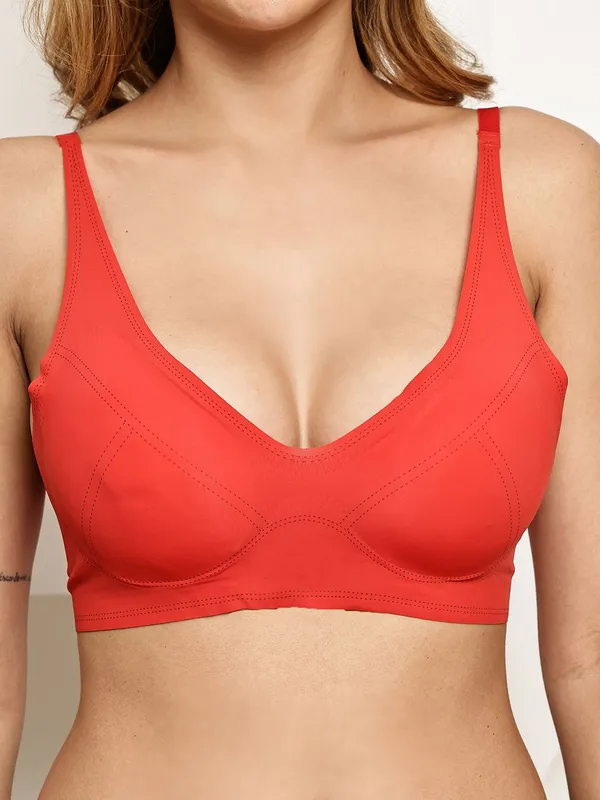 PrettySecret_PrettySecret_Wireless_Removable_Cup_Sports_BraPanty_Set__For_Women_Women_Sports_Lightly_Padded_Bra