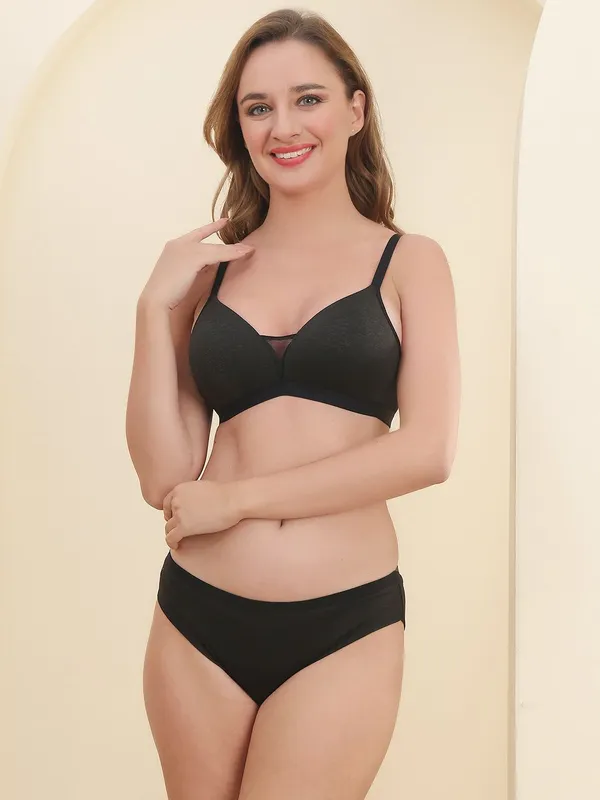 PrettySecret_PrettySecret_Lightly_Padded_T-shirt_Bra_Panty_Set_Women_T-Shirt_Lightly_Padded_Bra