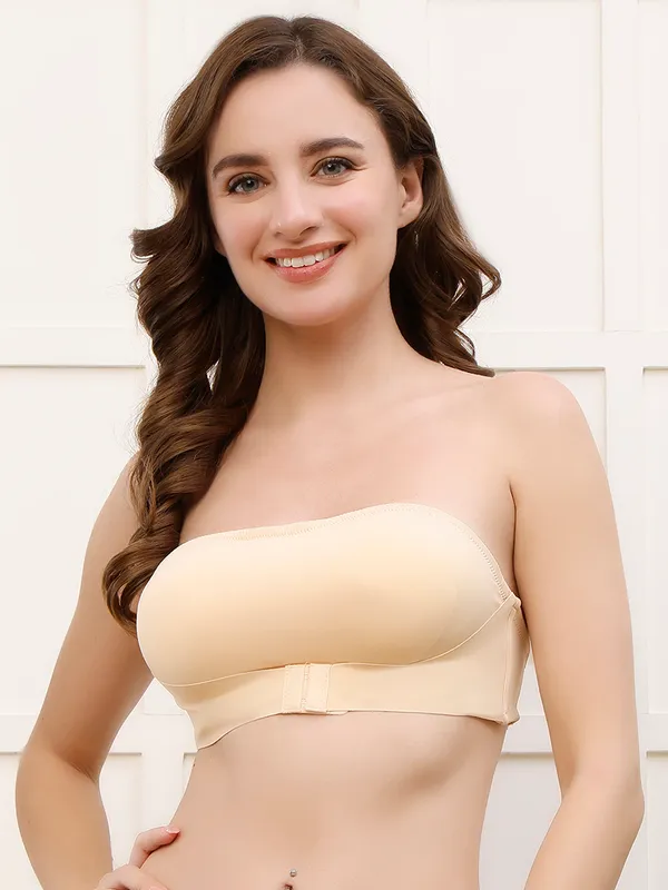 Pretty_Secret_Seamless_Non_Wired_Removable_Padded_Strapless_Tube_&_Sports_Bra_Women_Bandeau/Tube_Lightly_Padded_Bra_(Beige)