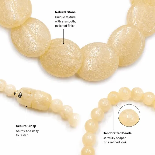 Yellow_Natural_Stone_Beaded_Necklace_for_Adults