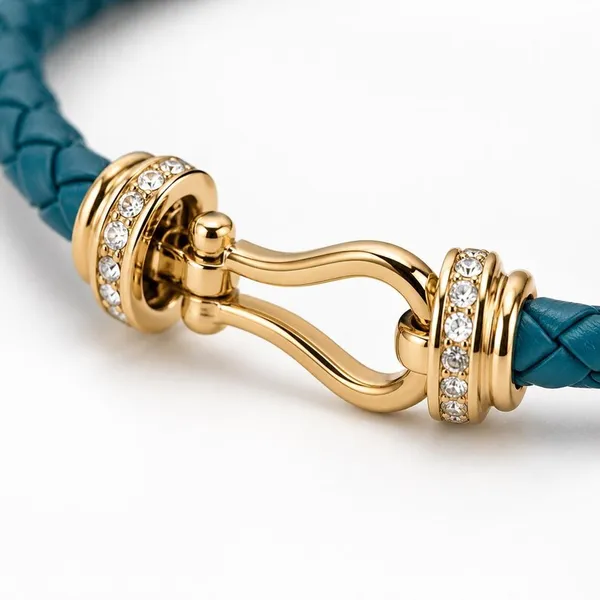 Blue_Braided_Hook_Clasp_Bracelet_for_Unisex