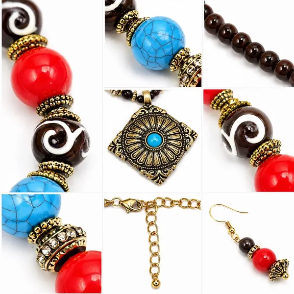 Red_Blue_Beaded_Necklace_And_Earrings_Set_For_Women
