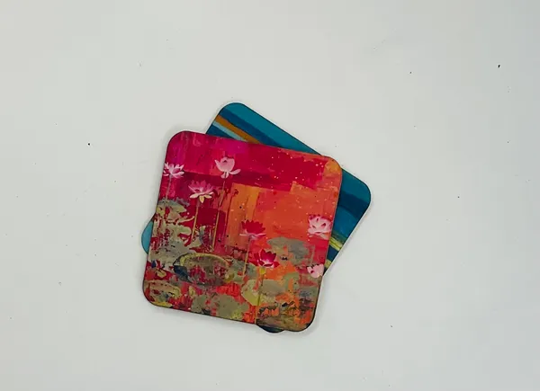 Abstract_Lotus_Print_Table_Mat_Set_of_12