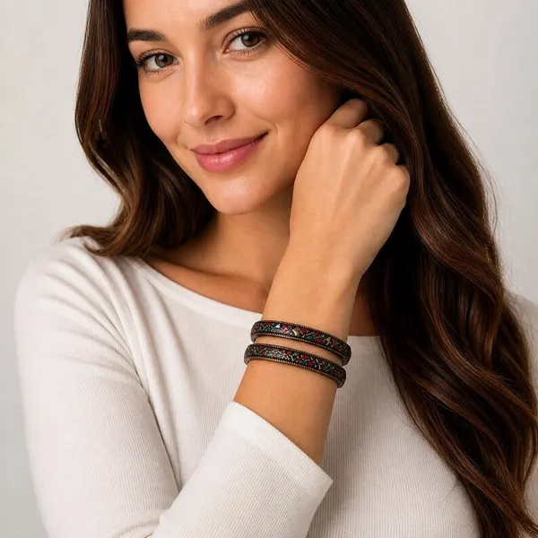 Black_Multicolour_Stone_Bangle_Set_for_Women