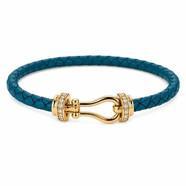 Blue_Braided_Hook_Clasp_Bracelet_for_Unisex