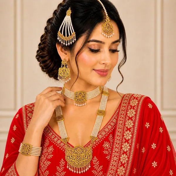 Gold_Tone_Pearl_Bridal_Jewellery_Set_for_Women