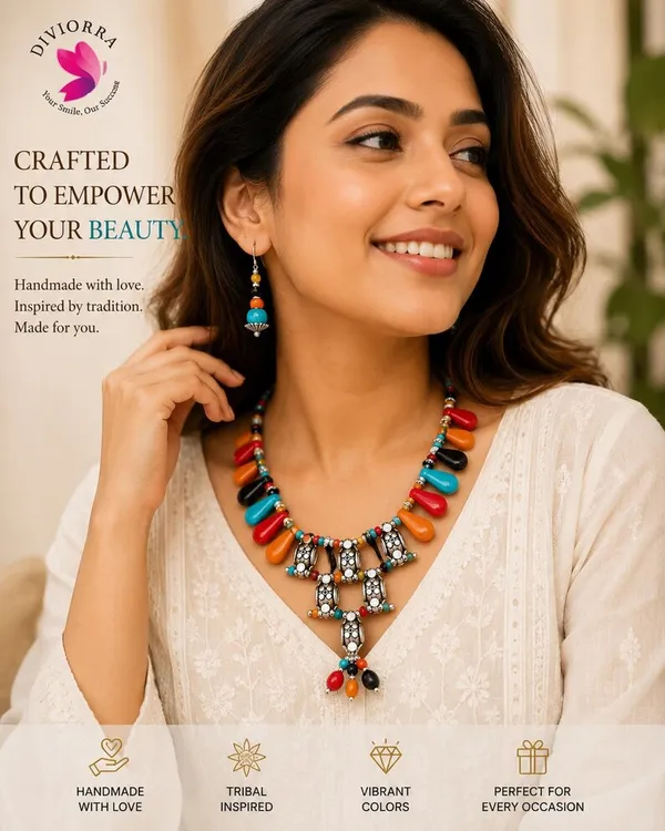 Multicolour_Beaded_Necklace_Set_for_Women