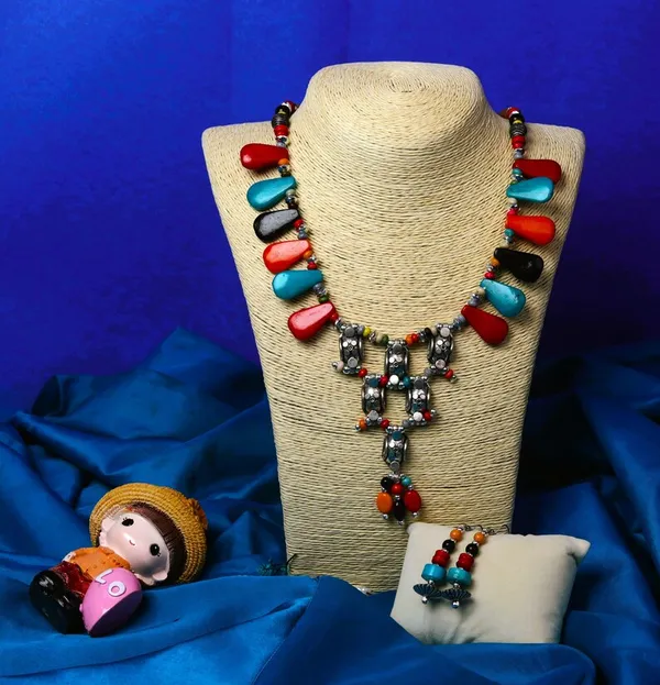 Multicolour_Beaded_Necklace_Set_for_Women