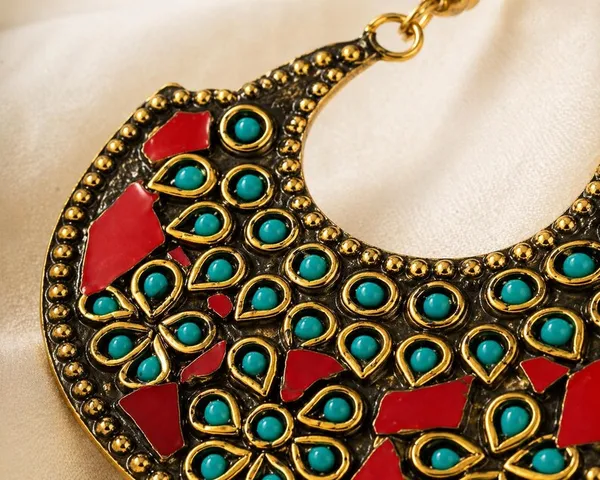 Multicolour_Embellished_Necklace_And_Earring_Set_for_Women