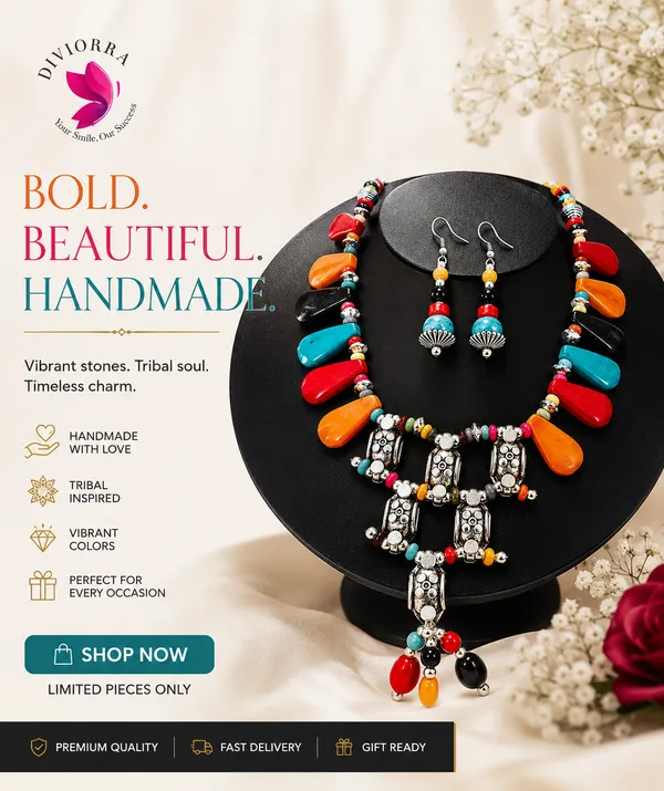 Multicolour_Beaded_Necklace_Set_for_Women