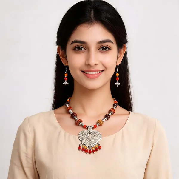 Multicolor_Beaded_Pendant_Necklace_Set_for_Women