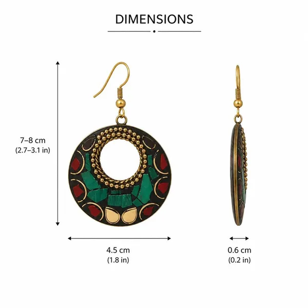 Black_Multicolour_Round_Drop_Earrings_for_Women