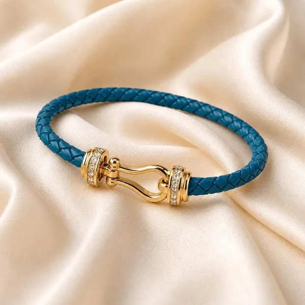 Blue_Braided_Hook_Clasp_Bracelet_for_Unisex