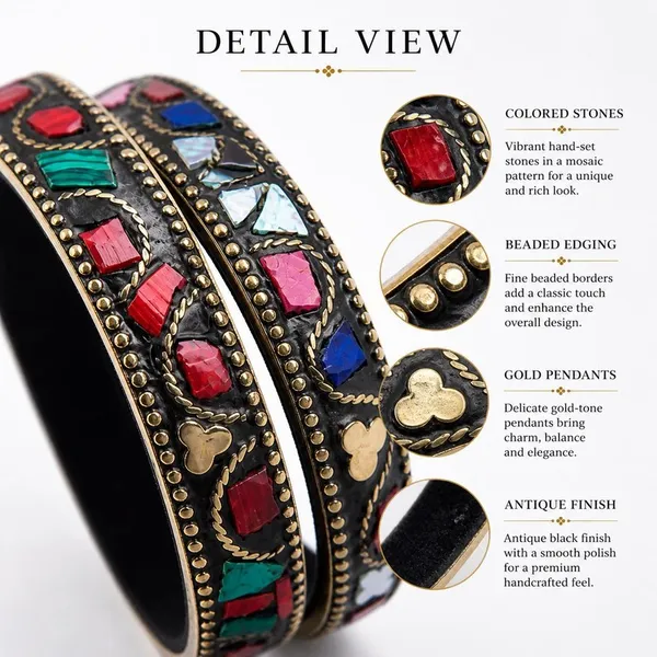 Black_Multicolour_Stone_Bangle_Set_for_Women