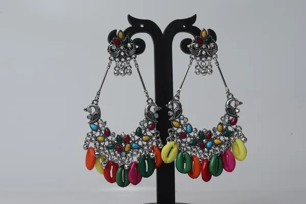 Multicolour_Silver_Tone_Dangler_Earrings_for_Women