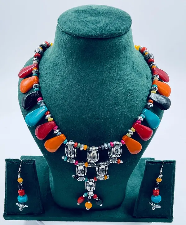 Multicolour_Beaded_Necklace_Set_for_Women