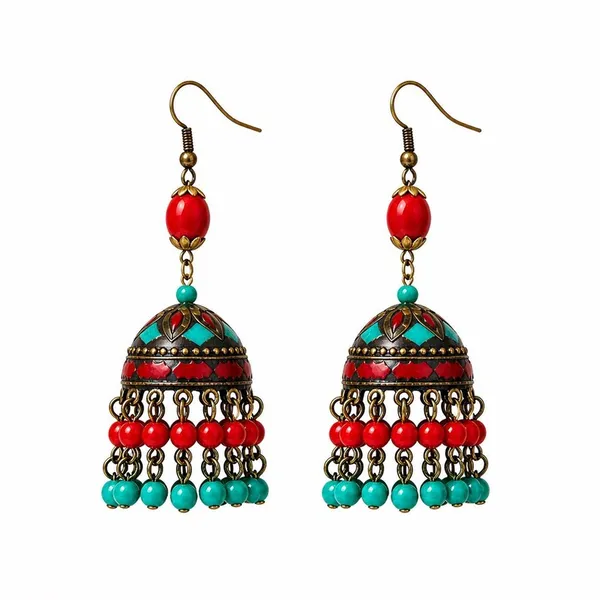 Multicolor_Beaded_Jhumka_Earrings_for_Women