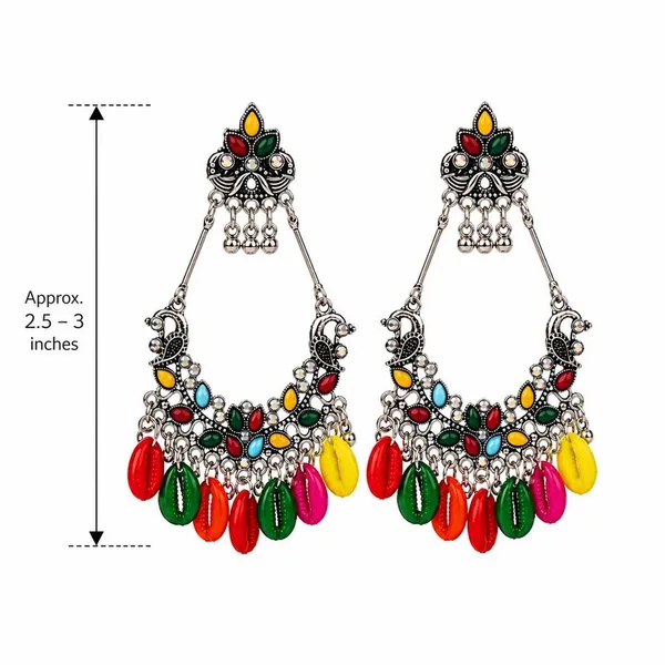 Multicolour_Silver_Tone_Dangler_Earrings_for_Women