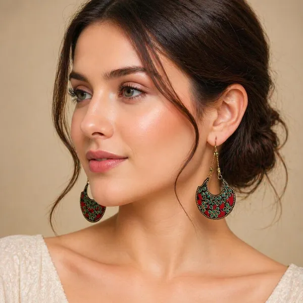 Multicolour_Embellished_Necklace_And_Earring_Set_for_Women