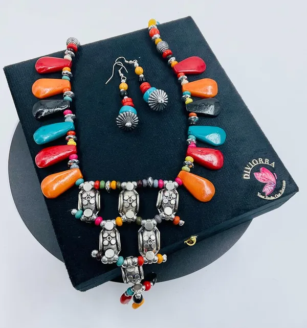 Multicolour_Beaded_Necklace_Set_for_Women