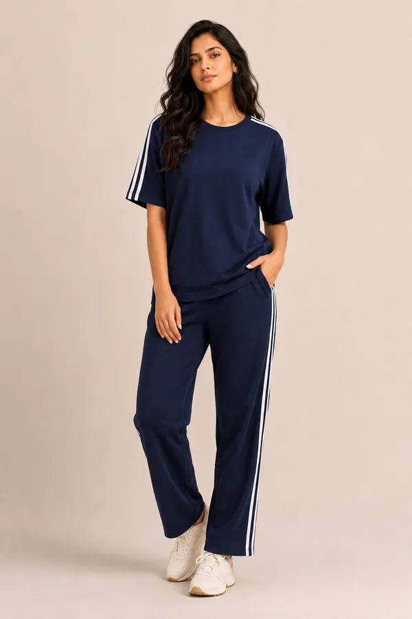Navy_Relaxed_Fit_Striped_Track_Co-Ord_Set_For_Women