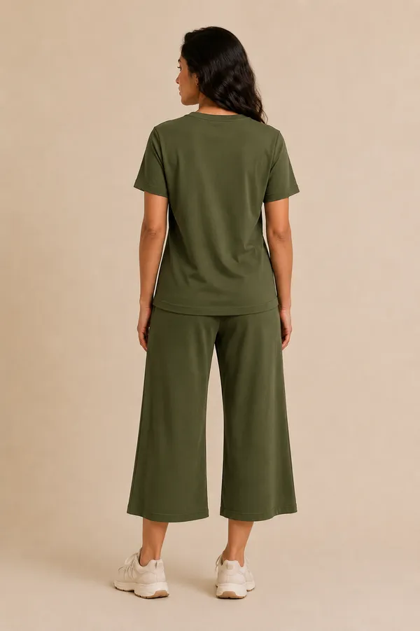 Olive_Green_Relaxed_Fit_Wide-Leg_Culotte_Co-Ord_Set_For_Women