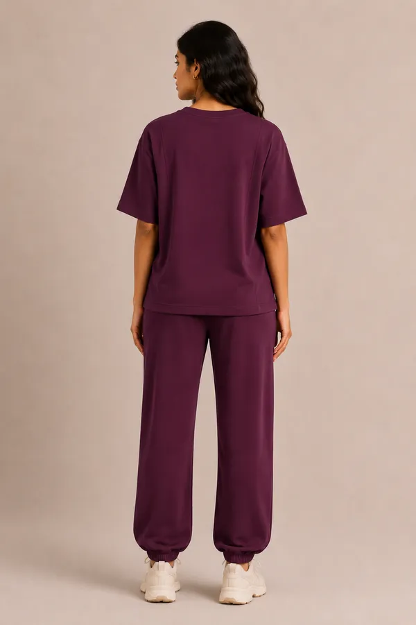 Purple_Relaxed_Fit_T-Shirt_And_Jogger_Set_For_Women
