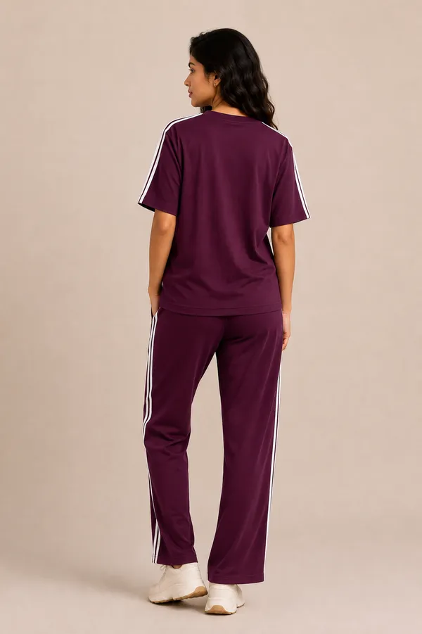 Maroon_Relaxed_Fit_Striped_Track_Co-Ord_Set_For_Women