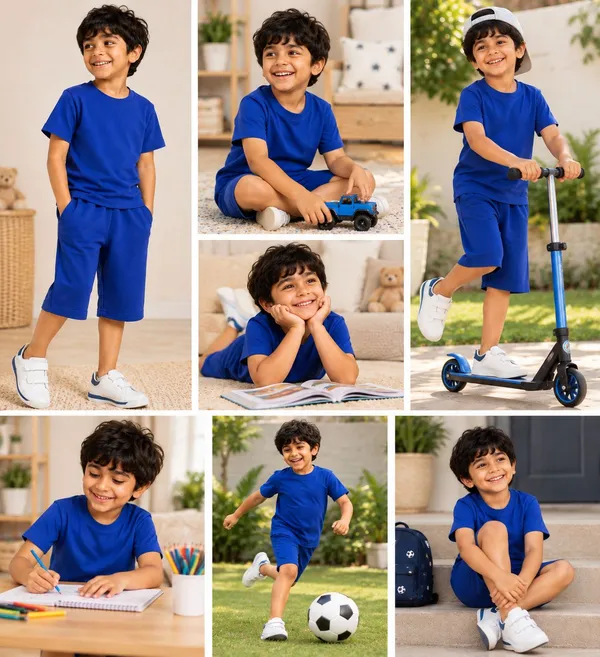 Blue_Relaxed_Fit_T-Shirt_And_Shorts_Set_For_Kids
