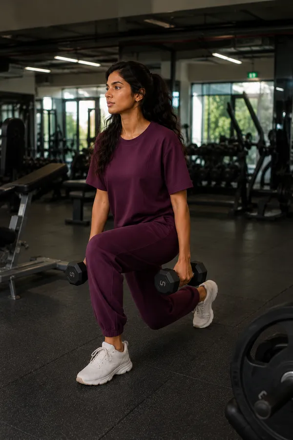 Purple_Relaxed_Fit_T-Shirt_And_Jogger_Set_For_Women