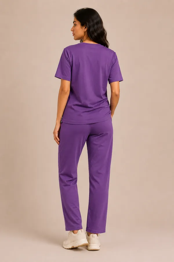 Purple_Relaxed_Fit_Top_And_Trouser_Set_For_Women