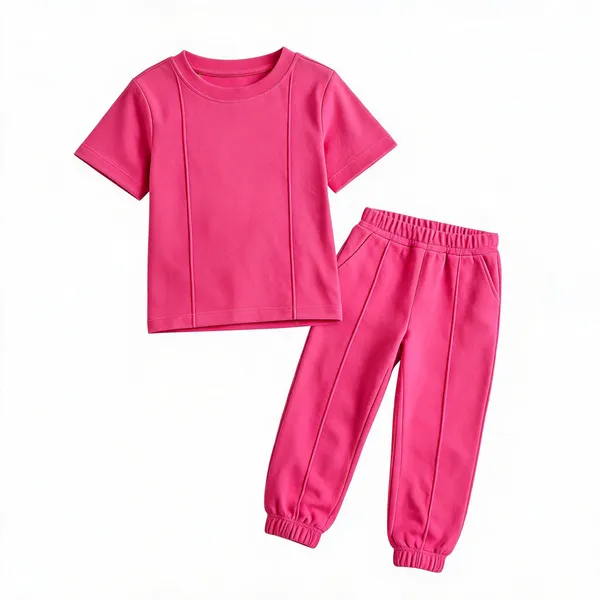 Pink_Relaxed_Fit_Co-Ord_Jogger_Set_For_Girls