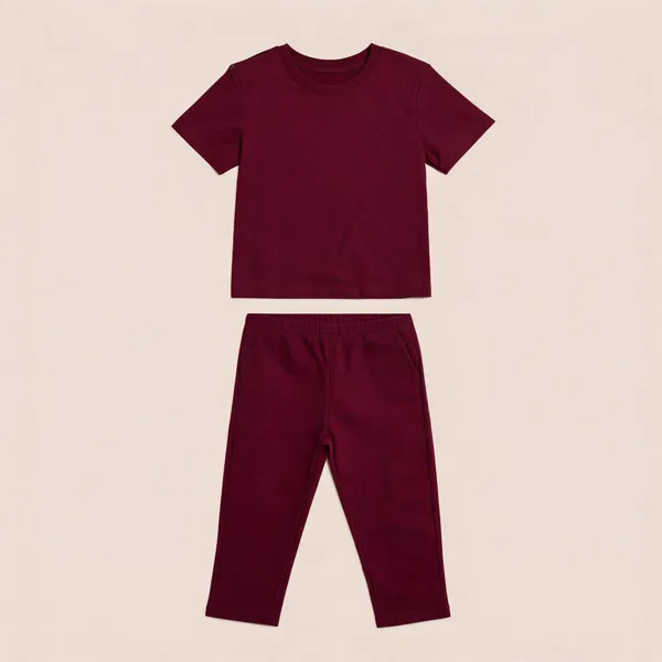 Maroon_Relaxed_Fit_Co-Ord_Set_For_Girls