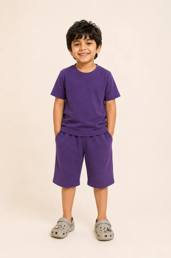 Purple_Relaxed_Fit_T-Shirt_And_Shorts_Set_For_Boys