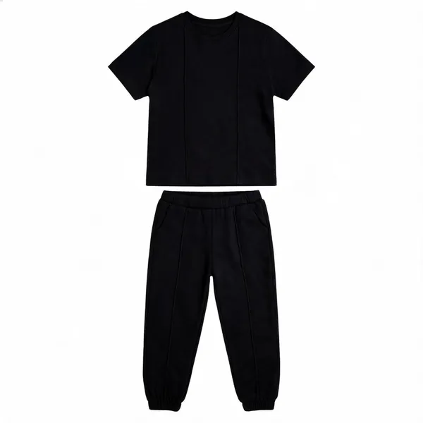 Black_Relaxed_Fit_T-Shirt_And_Joggers_Set_For_Boys
