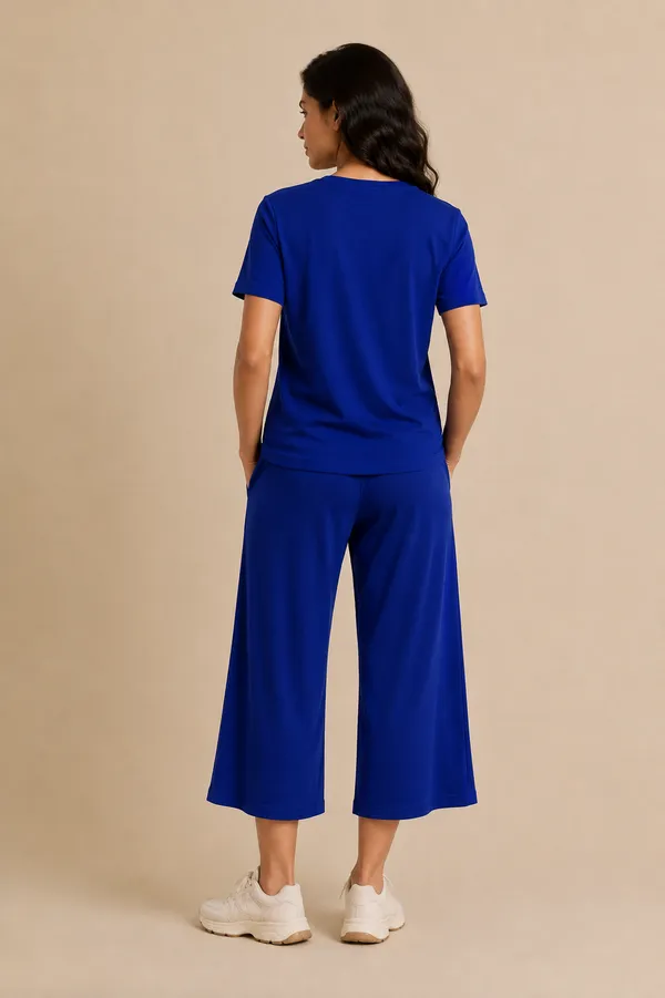 Blue_Relaxed_Fit_Wide-Leg_Culotte_Co-Ord_Set_For_Women